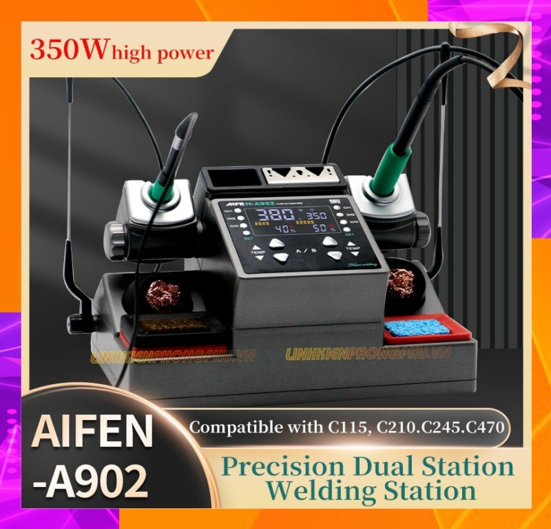 Trạm Hàn AIFEN A902 Soldering Station C115 C210 C245