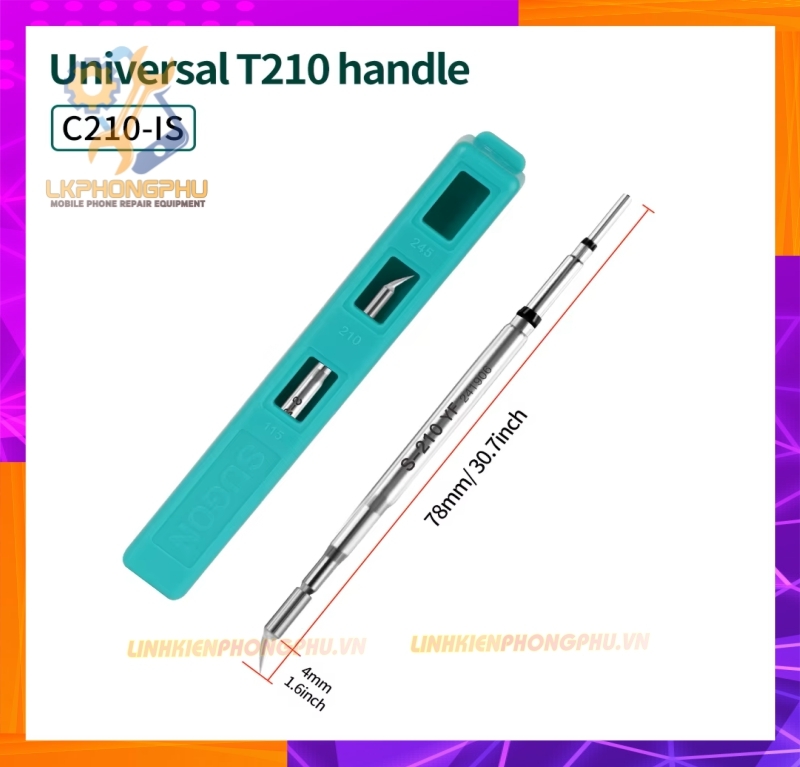 Mũi hàn C210 Chính hãng Sugon ( Cong-IS / Thẳng-I / Cắt-K )