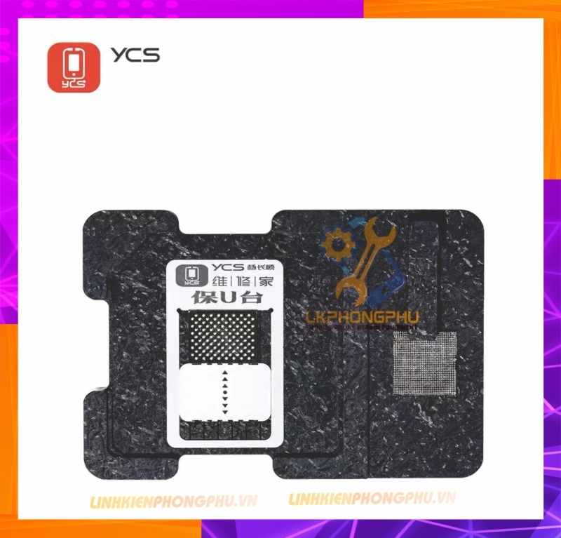 Bộ Khuôn Kèm vỉ làm chân CPU iPhone Từ A8 - A17 ( 6G - 15PRo Max )