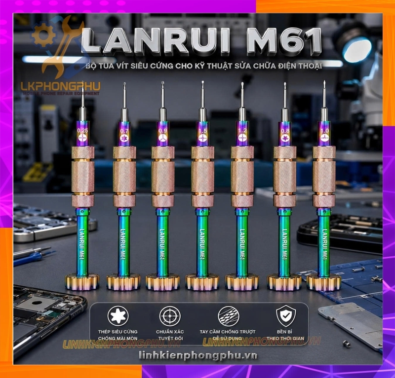 Tuavit Titan Lanrui M61 ( Được làm bằng thép hợp kim S2 )