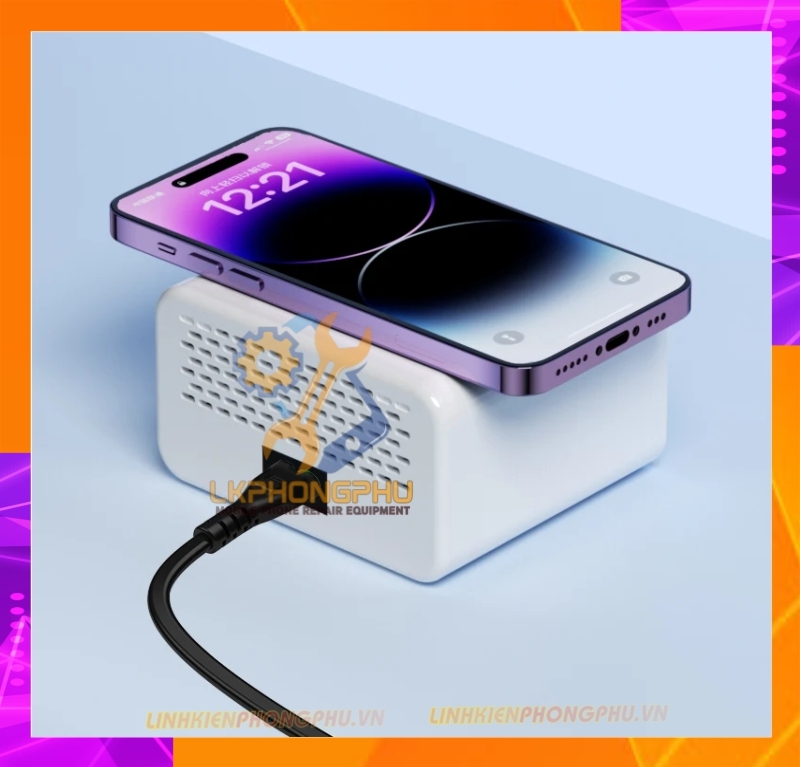 Bộ sạc USB đa năng Tensai 8 Cổng có sạc Nhanh và sạc không dây 