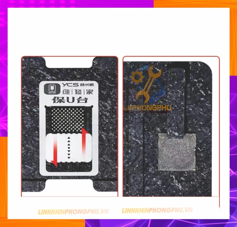 Bộ Khuôn Kèm vỉ làm chân CPU iPhone Từ A8 - A17 ( 6G - 15PRo Max )
