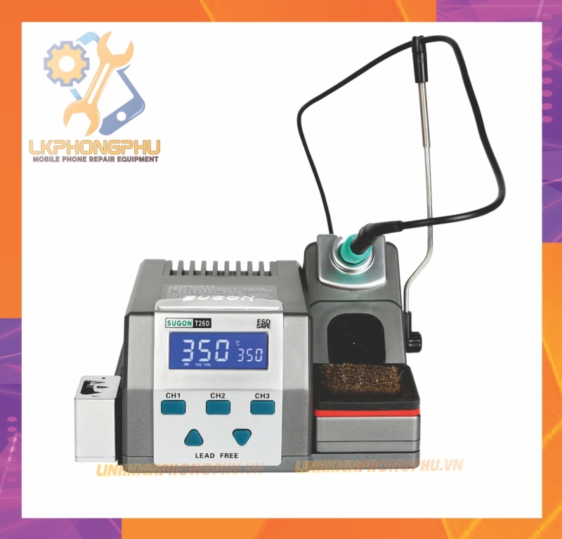 Trạm Hàn Sugon T26D CS120W Nhiệt độ 200-500℃