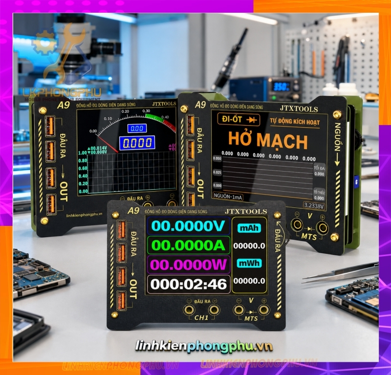 Đồng Hồ KTS JTXTOOLS A9 là đồng hồ đo dạng sóng đa năng (Waveform Multi-function Meter) 