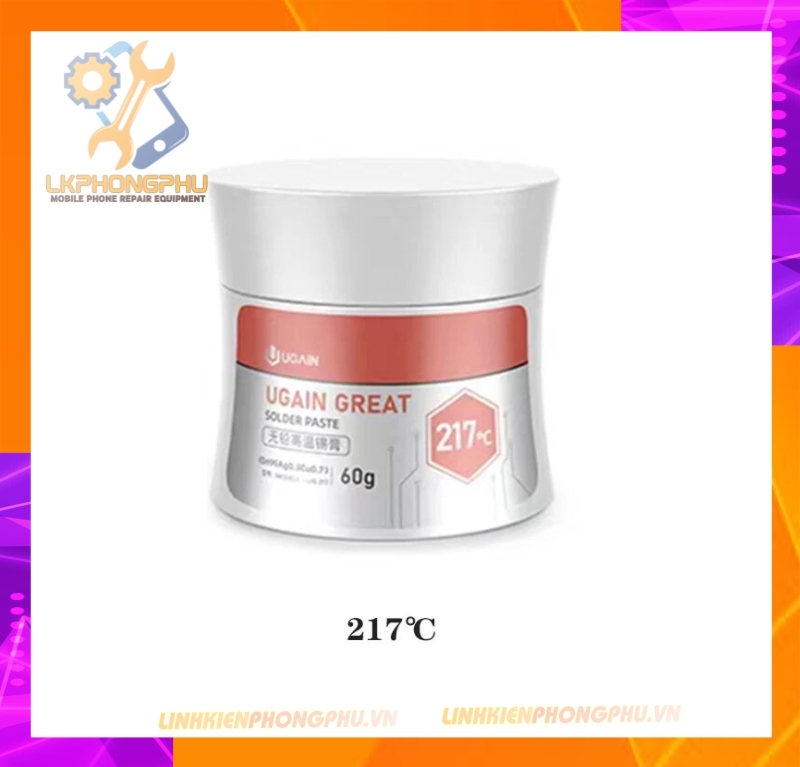 Chì làm chân IC Chính hãng UGAIN: 138° - 158° - 183° -  199° - 217°