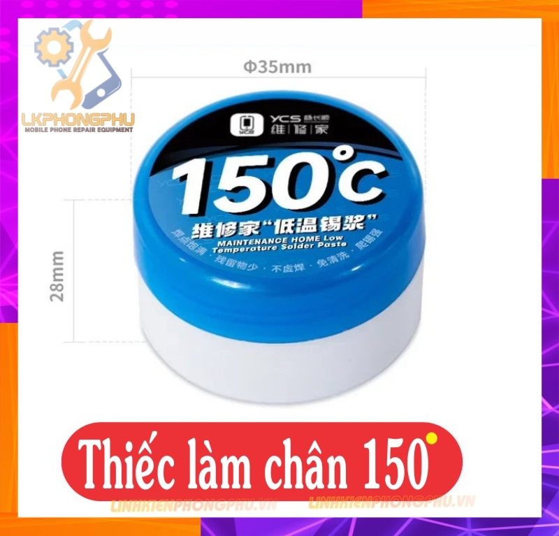 Chì làm chân IC YCS Yang Chang Shun. Nhiệt 138° - 150° - 183° - 199° - 215° New