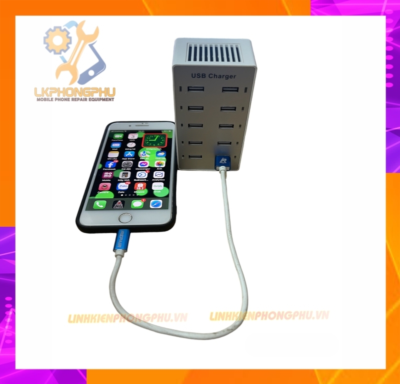 Bộ Sạc USB 10 Cổng XL-A9 50W-2.4A