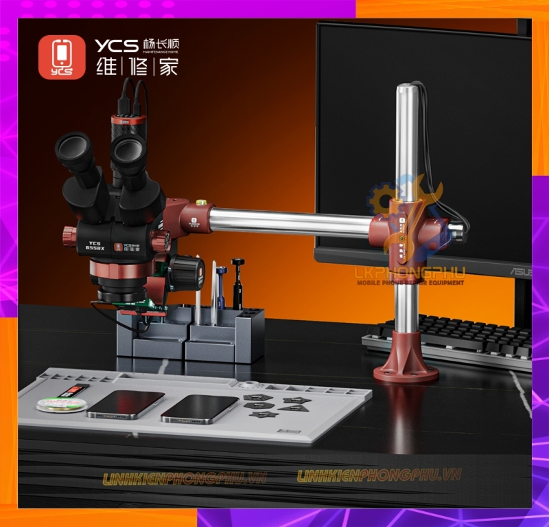 Giá đỡ kính hiển vi xoay 360° YCS Dragon ARM 