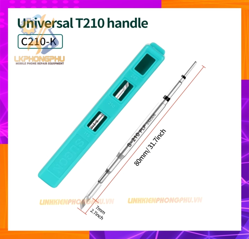 Mũi hàn C210 Chính hãng Sugon ( Cong-IS / Thẳng-I / Cắt-K )