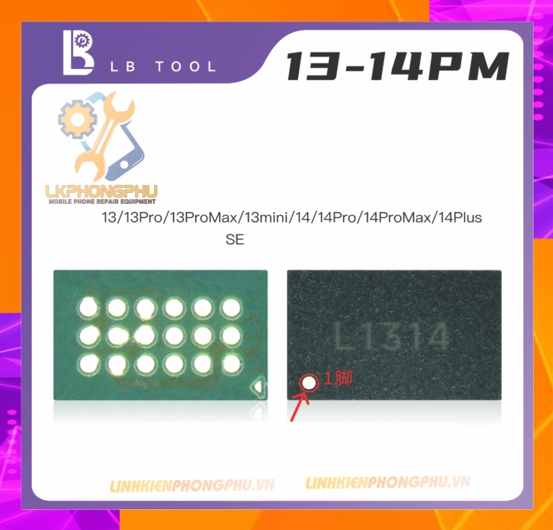 IC Làm Face ID Luban 1 Tầng Remeo 2: Từ X - 12Pro Max / 13-14 Series / 15 Series