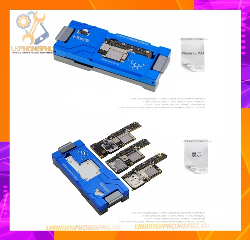 Đế Test Main Mijing C17-C18-C20-C21-C22 - C23 Từ X - 15Pro Max