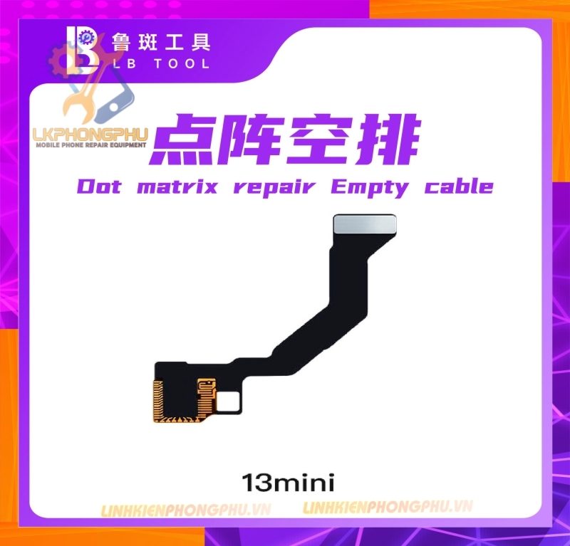 Cáp sửa Face ID khò hàn không tách thấu (không tách đế lăng kính) từ iPhone 13 đến iPhone 17