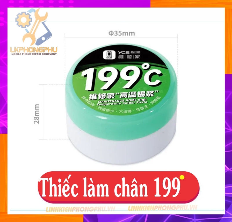 Chì làm chân IC YCS Yang Chang Shun. Nhiệt 138° - 150° - 183° - 199° - 215° New