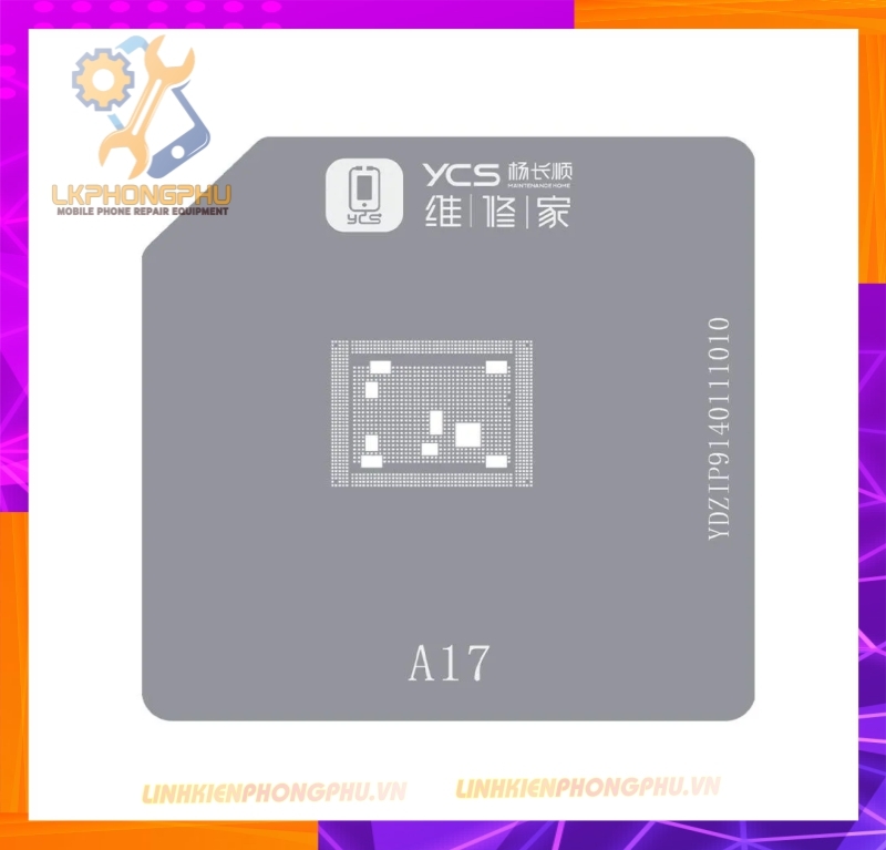 Bộ Khuôn Kèm vỉ làm chân CPU iPhone Từ A8 - A17 ( 6G - 15PRo Max )
