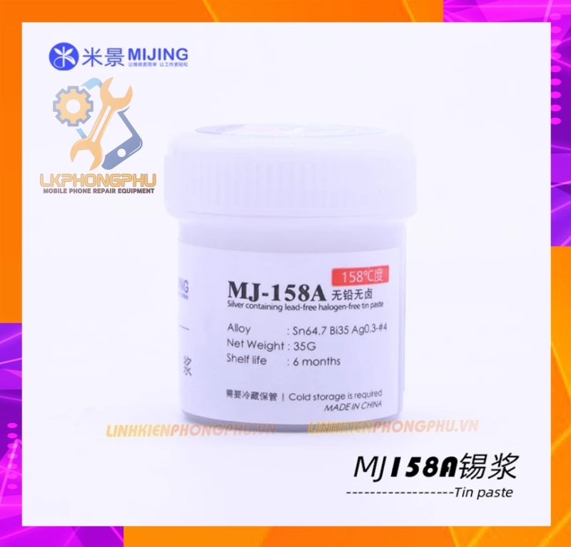 Chì làm chân IC Mijing 138° - 158° -  190° -   217°