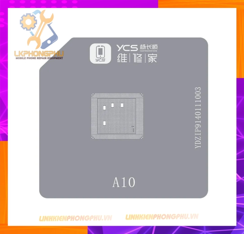 Bộ Khuôn Kèm vỉ làm chân CPU iPhone Từ A8 - A17 ( 6G - 15PRo Max )