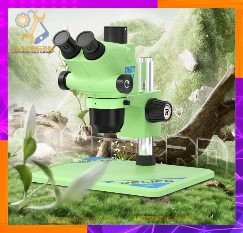 Kính Hiển Vi 3 Mắt Relife M6T Pro - B11 - Zoom 6.5-65X - Full 8 Màu New Hot 2024 by Sunshine