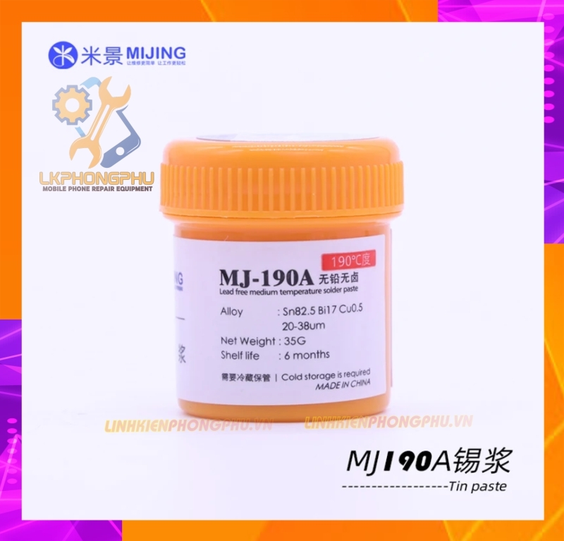 Chì làm chân IC Mijing 138° - 158° -  190° -   217°
