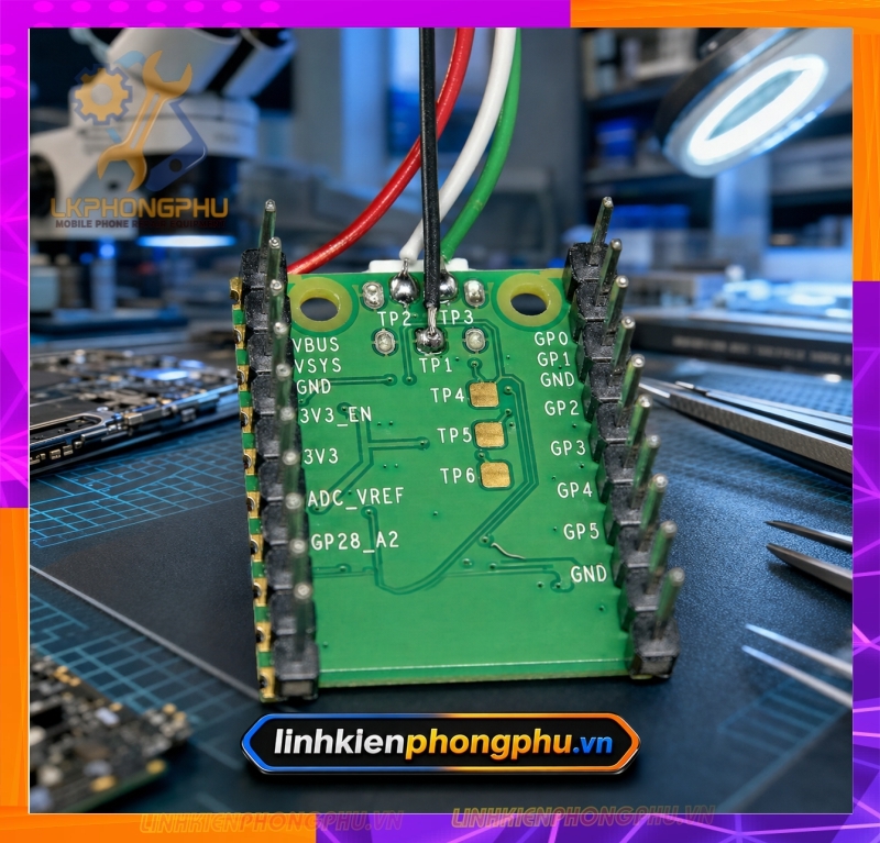 Mạch Bypass A12/A13 WaveShare RP2350-USB-A- Raspberry Pico 2 (Micro và Type C) - RP2350 Zero Mini