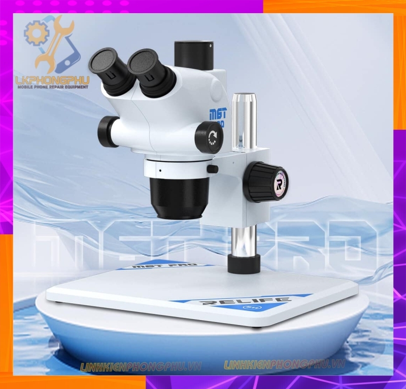 Kính Hiển Vi 3 Mắt Relife M6T Pro - B11 - Zoom 6.5-65X - Full 8 Màu New Hot 2024 by Sunshine