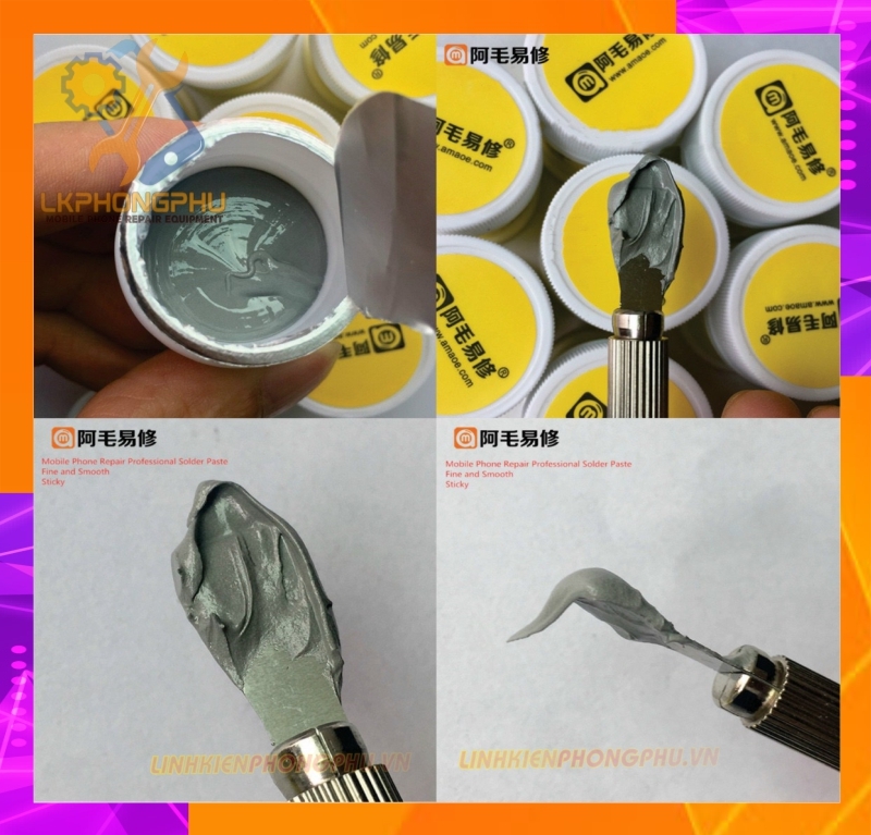 Chì làm chân IC Amaoe 138° - 183° -  190° - 217°