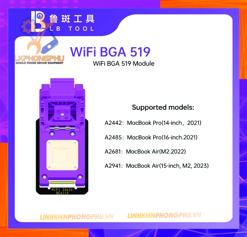 Luban H7 PCIE 4.0 Programmer vs Module WiFi Chuyên làm Ổ Cứng. WiFi...iPhone. iPad. Macbook. iMac