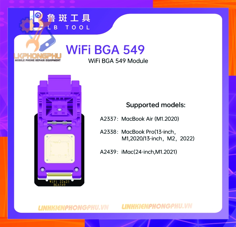Luban H7 PCIE 4.0 Programmer vs Module WiFi Chuyên làm Ổ Cứng. WiFi...iPhone. iPad. Macbook. iMac