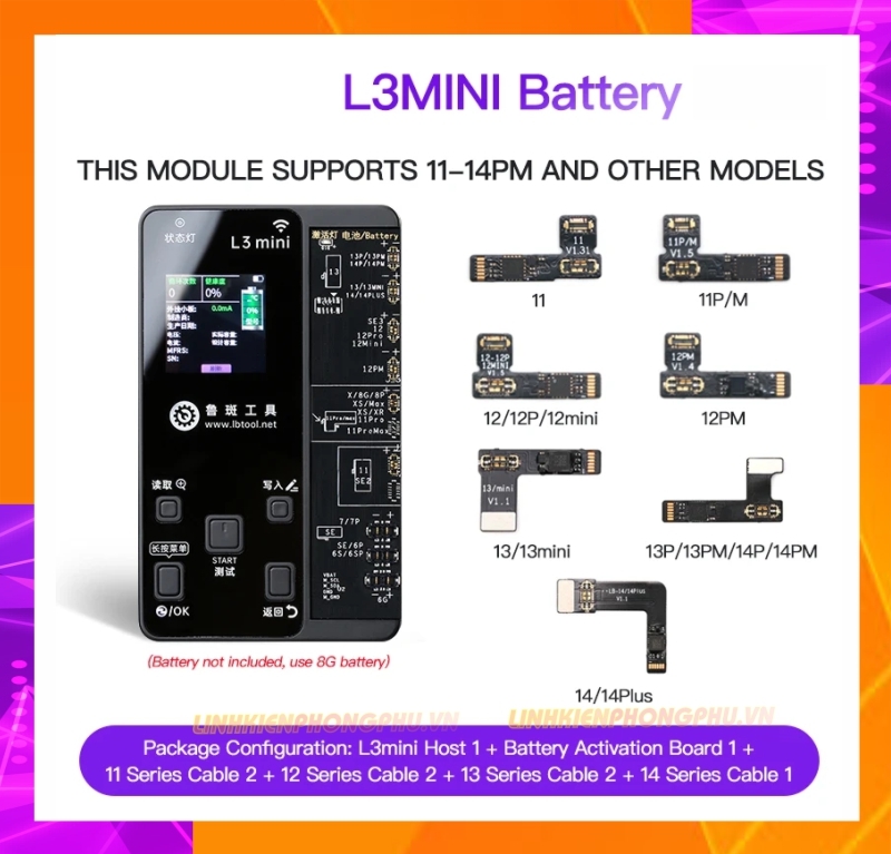 Mạch Fix Pin Luban L3mini 6G - 13ProMax