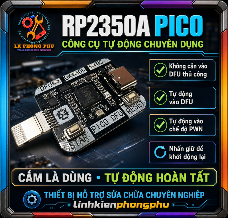 Mạch Waveshare RP2350 Pico DFU - PWN MODE  - Usbliter8 