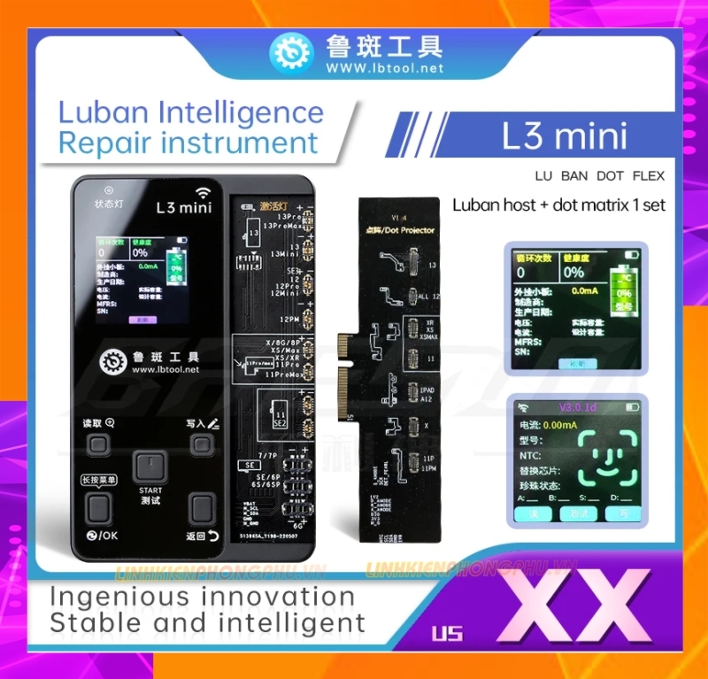 Mạch sửa Face ID Luban L3mini Không Khò Hàn X-14ProMax