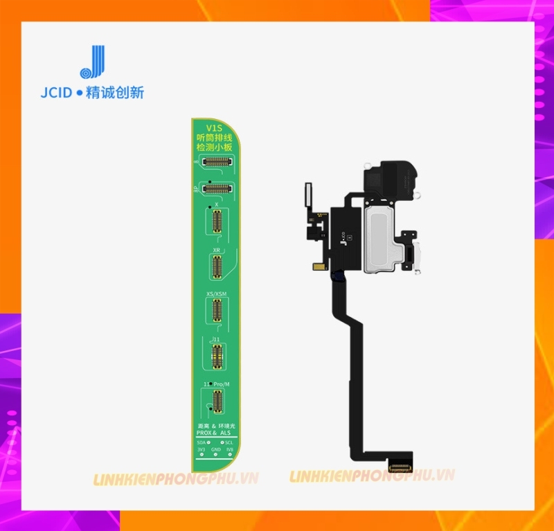 Mạch JCID Fix Cáp loa trên Từ X-12ProMax