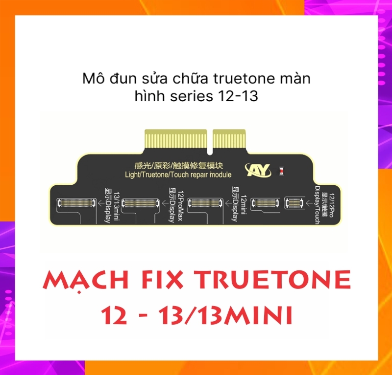 Mạch Fix Truetone màn hình iPhone 12 / 13 / 13mini. Box AY-A108 