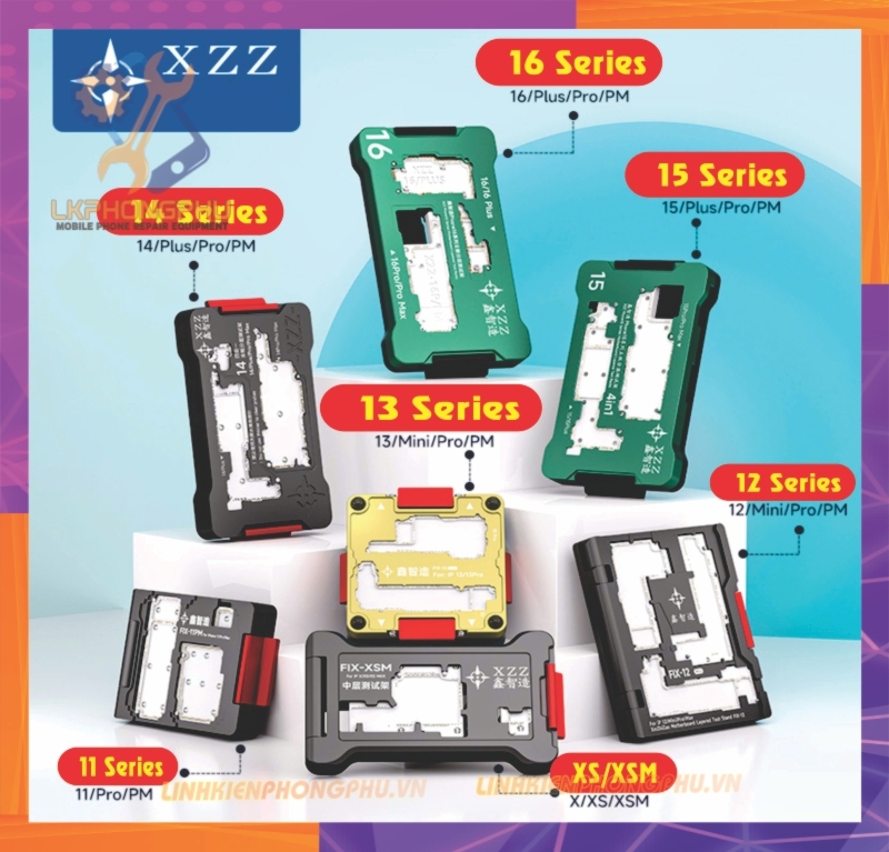 Đế Test Main XZZ (XinZhiZao) Full Series X-16Pro Max
