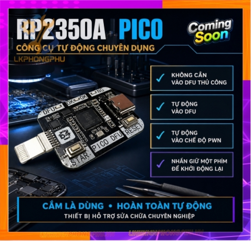 Mạch Waveshare RP2350 Pico DFU - PWN MODE  - Usbliter8 