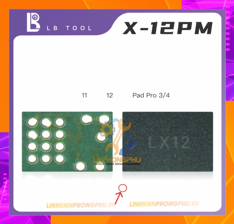 IC Làm Face ID Luban 1 Tầng Remeo 2: Từ X - 12Pro Max / 13-14 Series / 15 Series