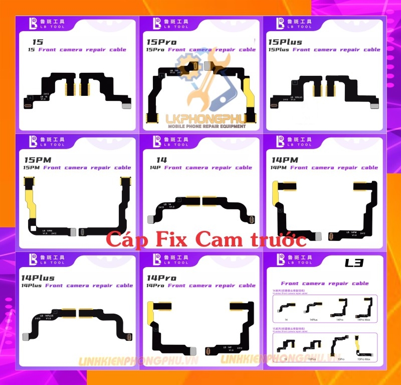 Cáp Fix Cam Trước Luban 14 - 15 Series
