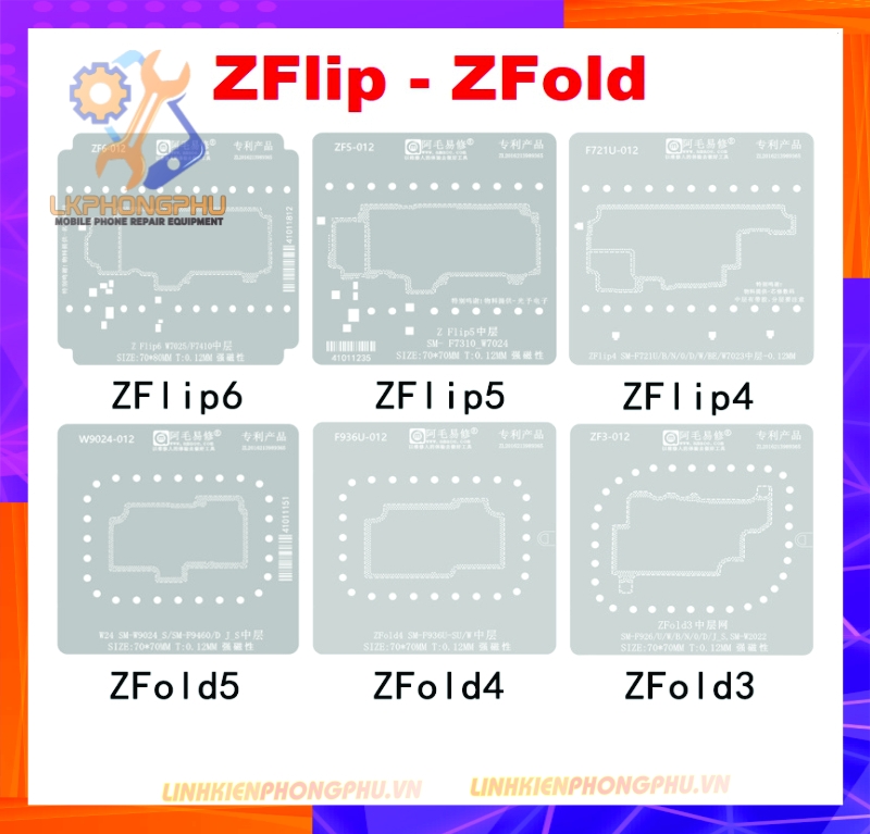 Vỉ làm chân viền SamSung ZFlip 5G/ ZFlip3/4/5/6 - ZFold3/4/5...6 / S20 / S21 / S22 / S23 / S24 / S25 / Note 20...New Update